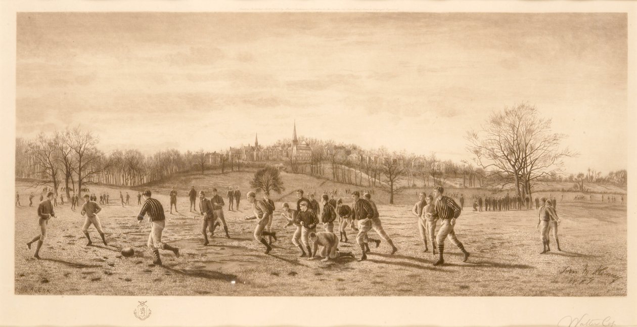 Labdarúgás a Harrow Iskolában, 1887 alkotó: English School