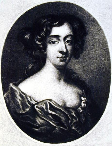 Frances Teresa Stuart (1647-1702) Richmond hercegnője, Richard Earlom (1743-1822) és Charles Turner (kb. 1775-1857) illusztrációja a Brit történelemben illusztris karakterek portréiból alkotó: English School