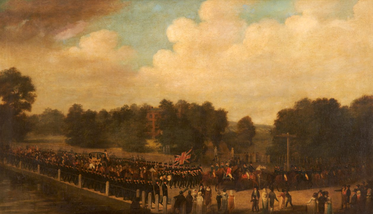 Francis Dukinfield Astley menetben fő seriffként, 1806–1807 körül alkotó: English School