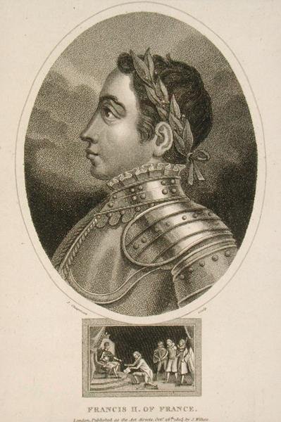 II. francia Ferenc (1544-60) (metszet) alkotó: English School