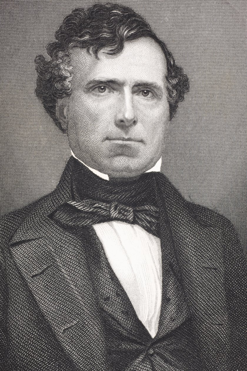 Franklin Pierce, a "Történelmi portrék galériájából", megjelent 1880 körül alkotó: English School