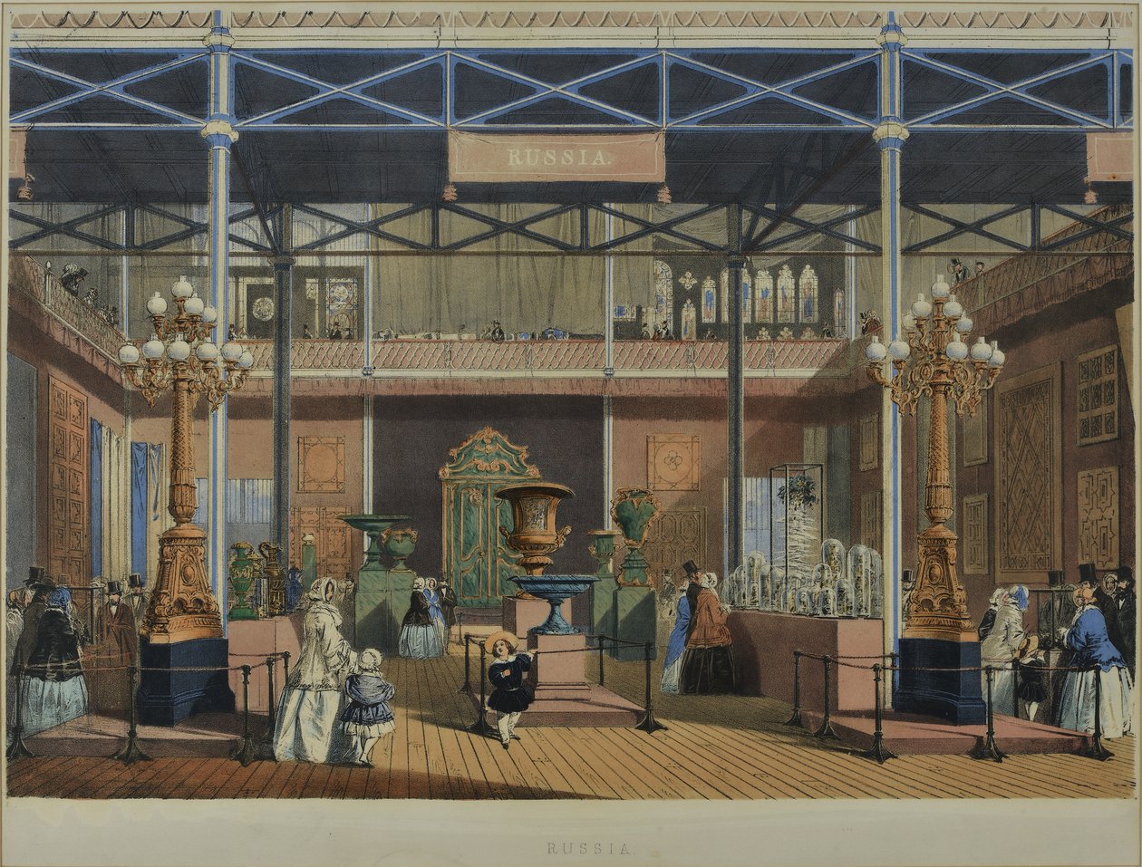 "Dickinson átfogó képei az 1851-es nagy kiállításról", 1854, Oroszország, 1854 alkotó: English School