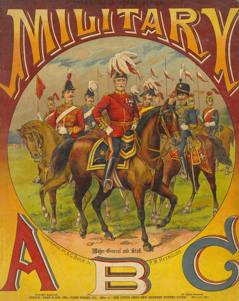 A Military ABC első borítója alkotó: English School