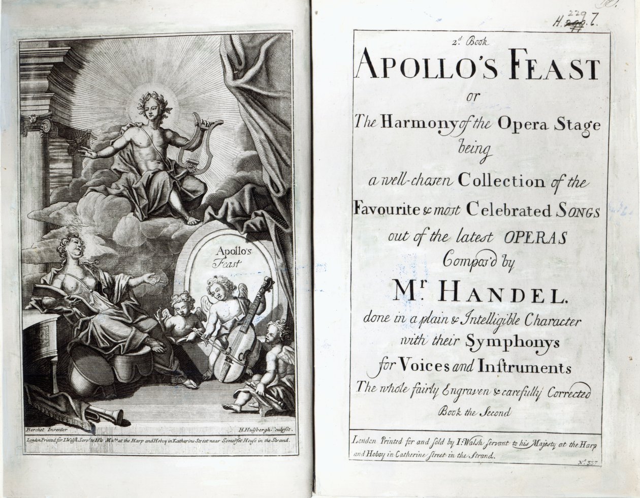 Az Apollos-ünnep előképe, 1734 körül alkotó: English School