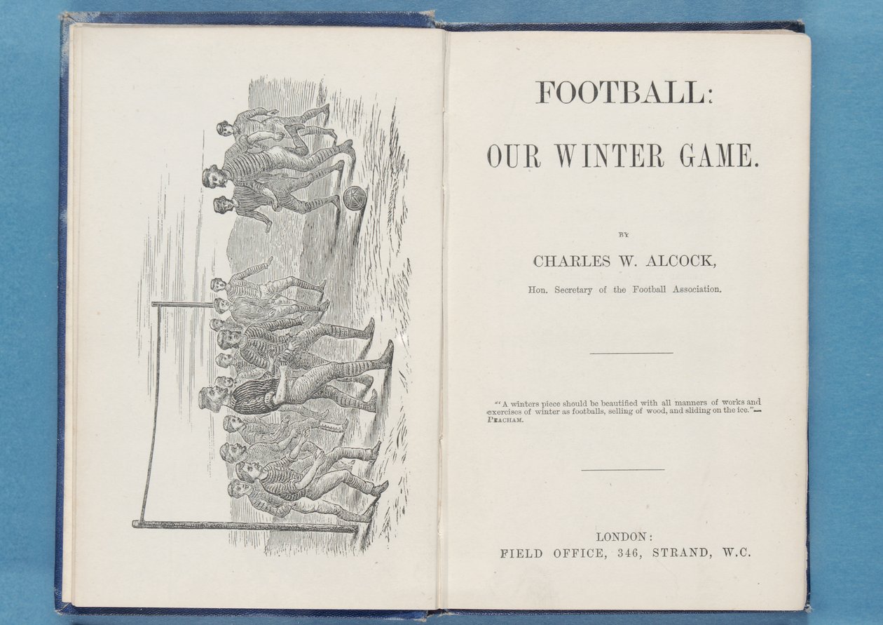 Frontispiece from Football: Our Winter Game, Charles W. Alcock, 1874 (lásd még: 315142 és 315144) alkotó: English School