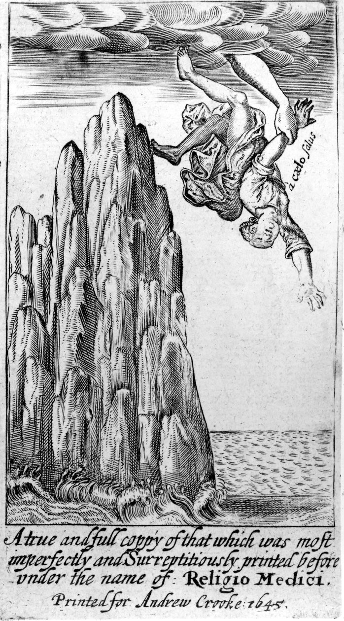 Sir Thomas Browne Religio Medici címlapja, 1645 alkotó: English School