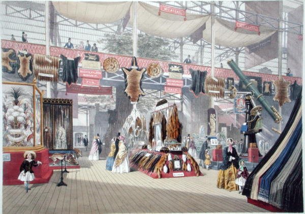 Szőrme, a „Dickinson átfogó képei az 1851-es nagy kiállításról” című művéből, 1854-ben jelent meg (színes litó) alkotó: English School