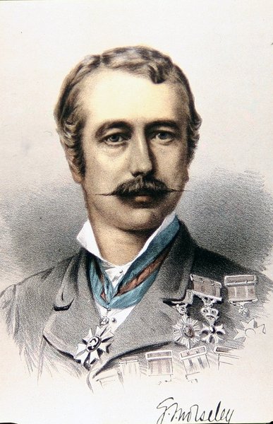Sir Garnet Wolseley tábornok (színes litó) alkotó: English School