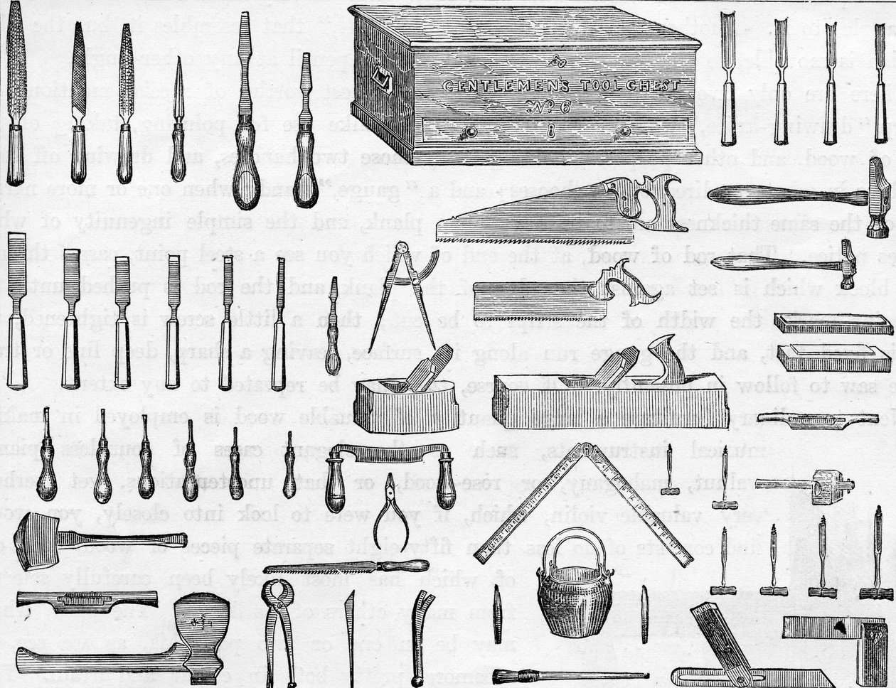 Gentlemans Tool Chest no.6, 19th Century alkotó: English School