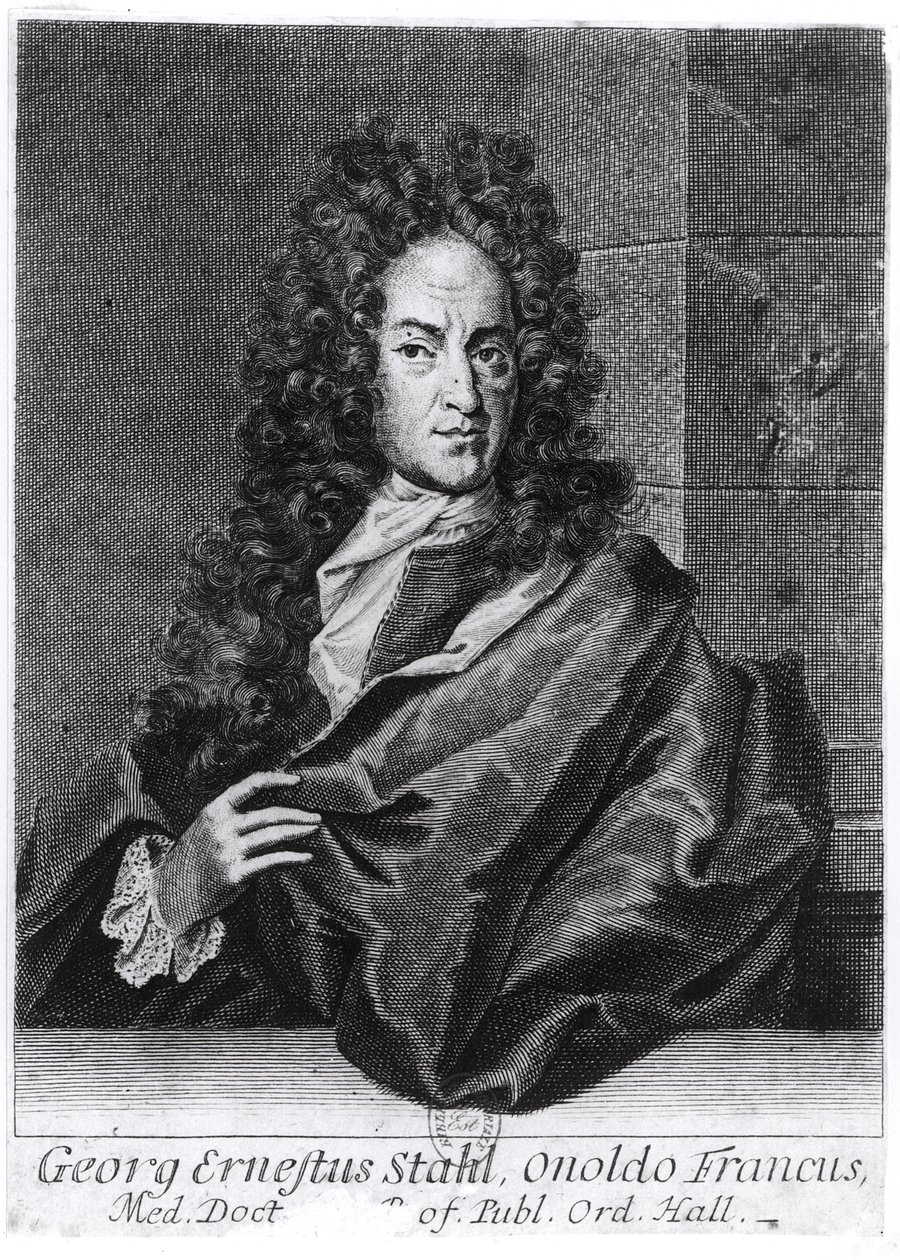 Georg Ernest Stahl (1660-1734) alkotó: English School