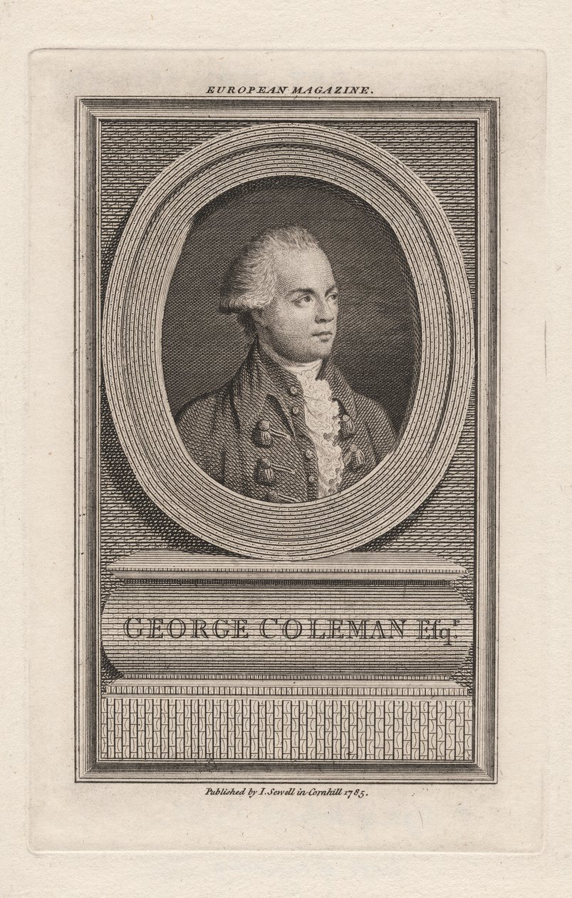 George Coleman, 1785 alkotó: English School