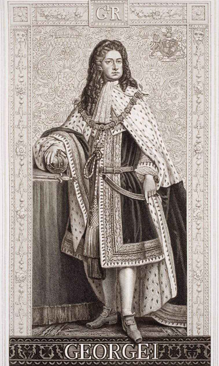 I. György (1660-1727) Az angol és skót történelem illusztrációiból, II. kötet alkotó: English School