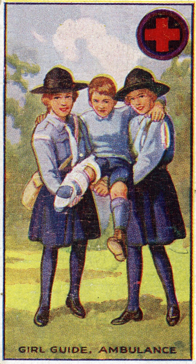 Lánykalauz Mentőjelvény, 1923 alkotó: English School