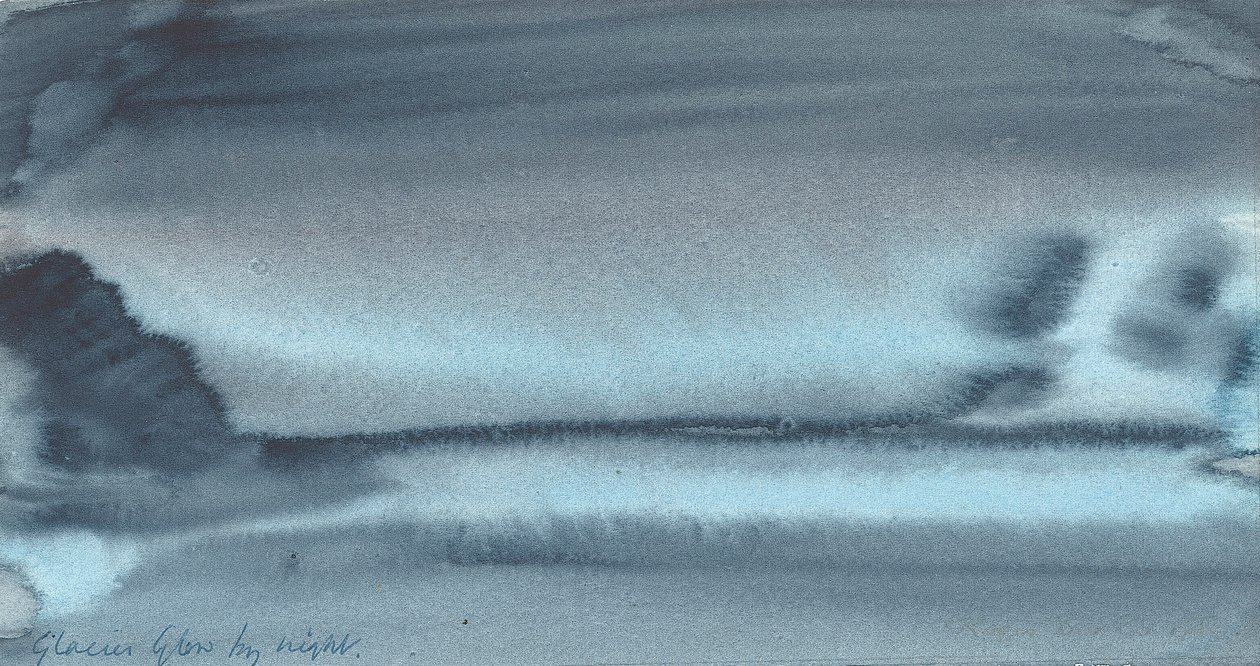 Glacier Glow by Night, 1934-37 (wc papíron) alkotó: English School