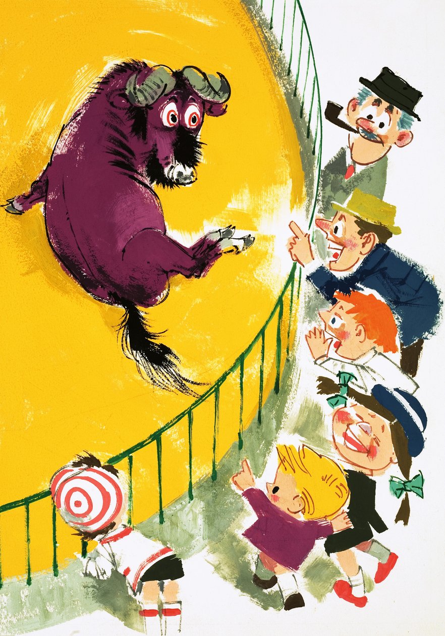 Gnu az állatkertben alkotó: English School