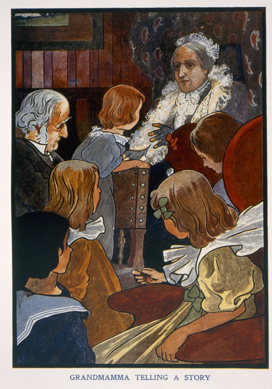 Nagymama mesél (színes litó) alkotó: English School
