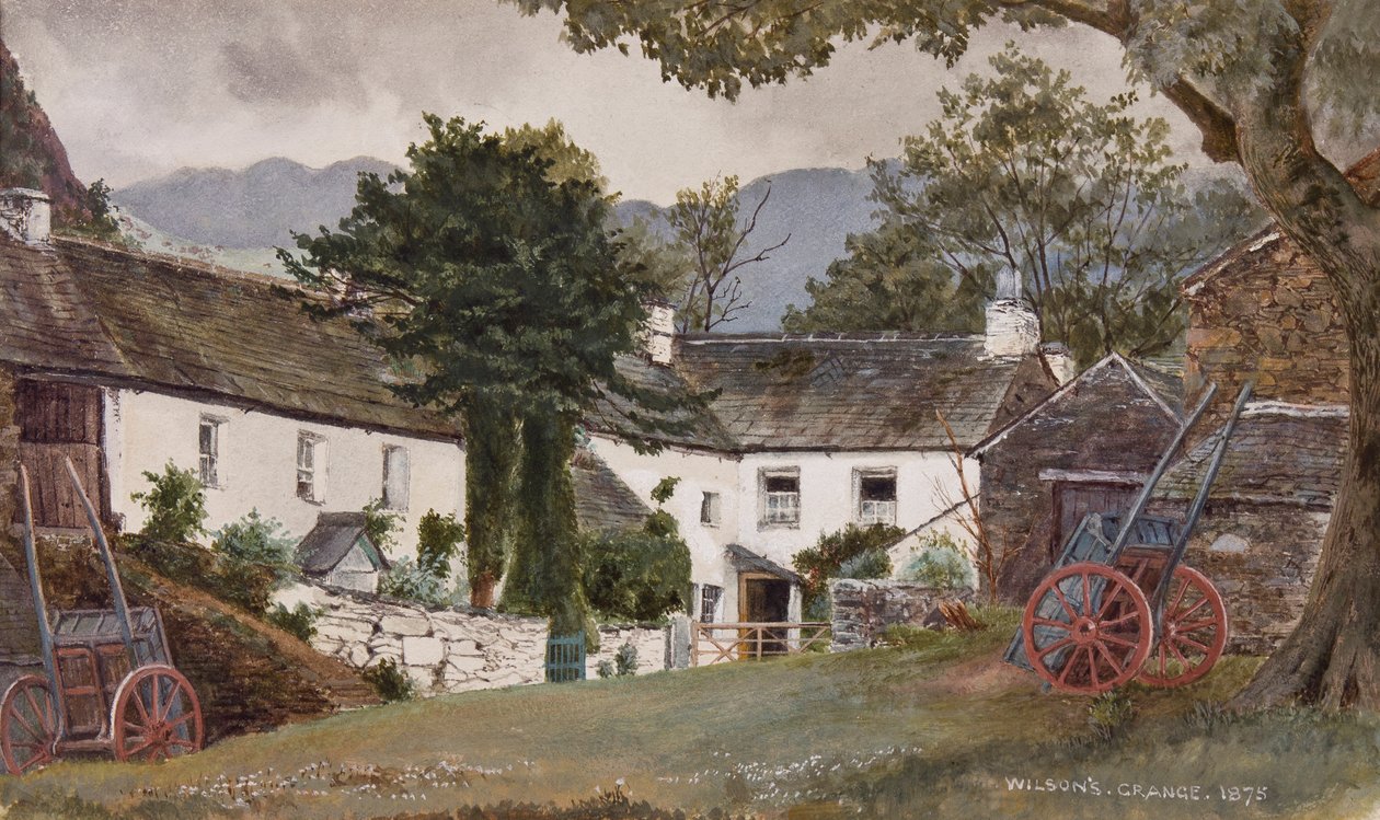 Grange over Sands: ?Wilson?s? Farm, Lindale, 1875 alkotó: English School