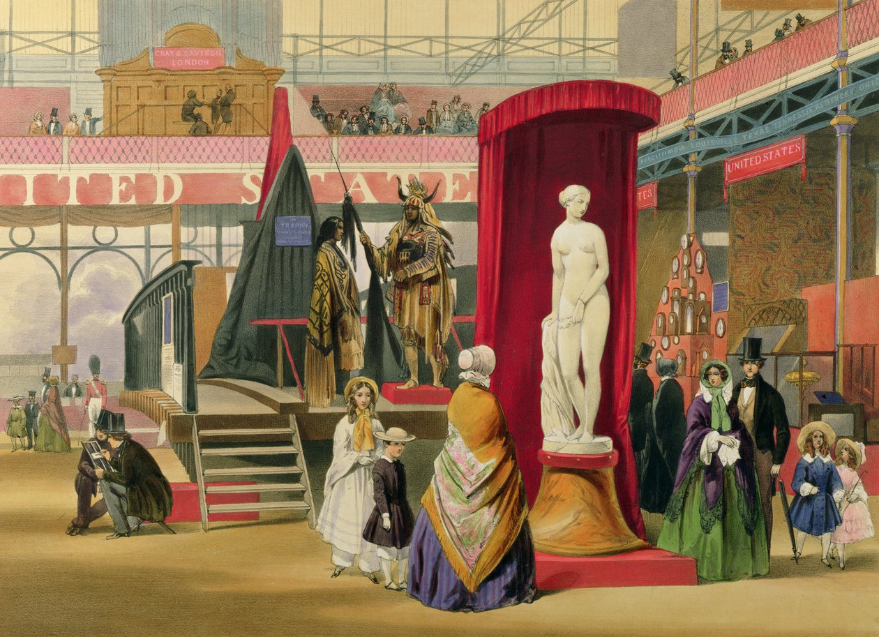 Nagy kiállítás, 1851: az amerikai stand alkotó: English School