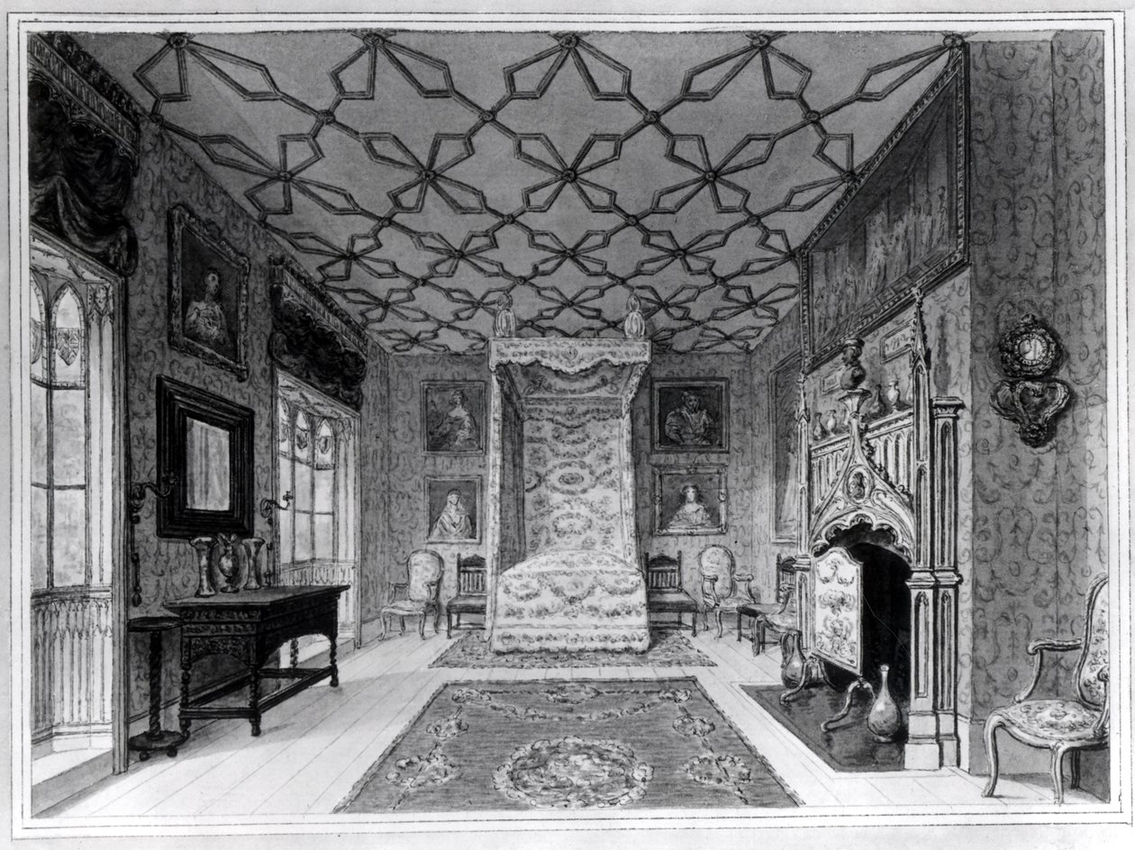 Great North Bed Chamber of Strawberry Hill alkotó: English School