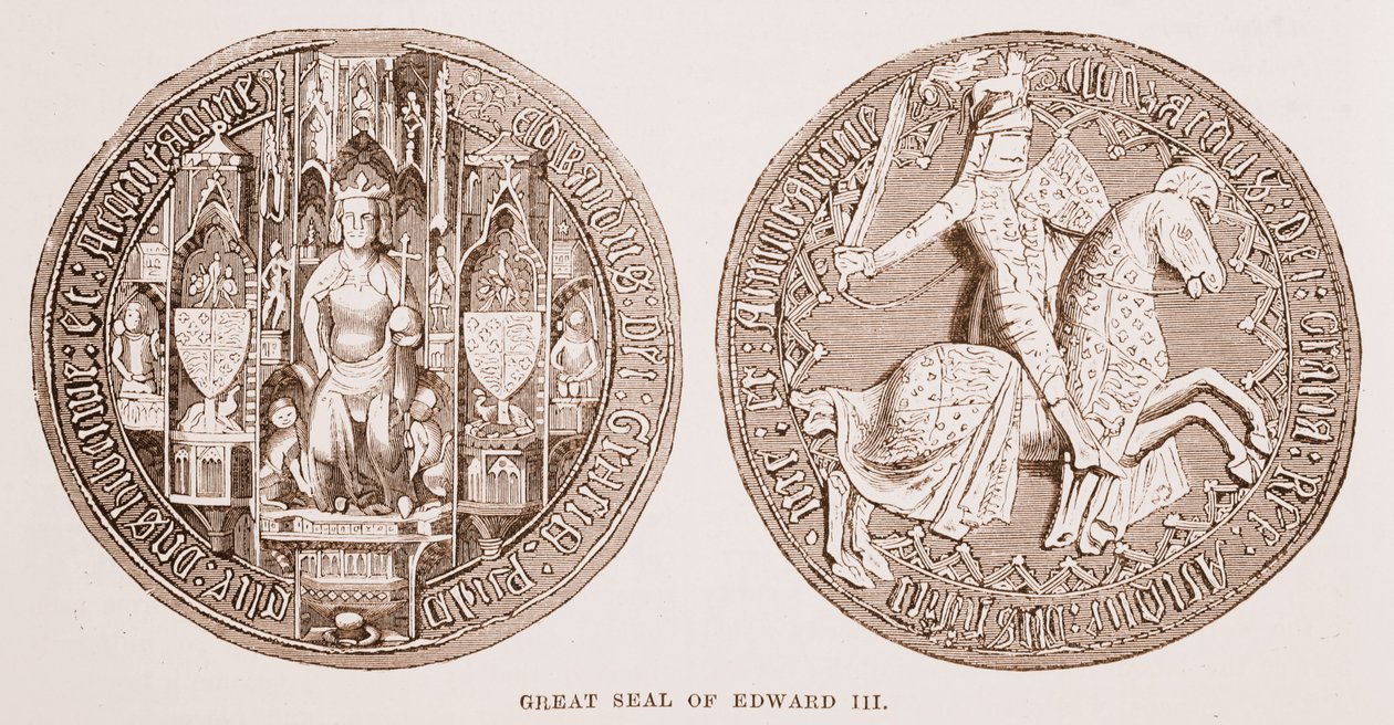 Edward nagy pecsétje III alkotó: English School