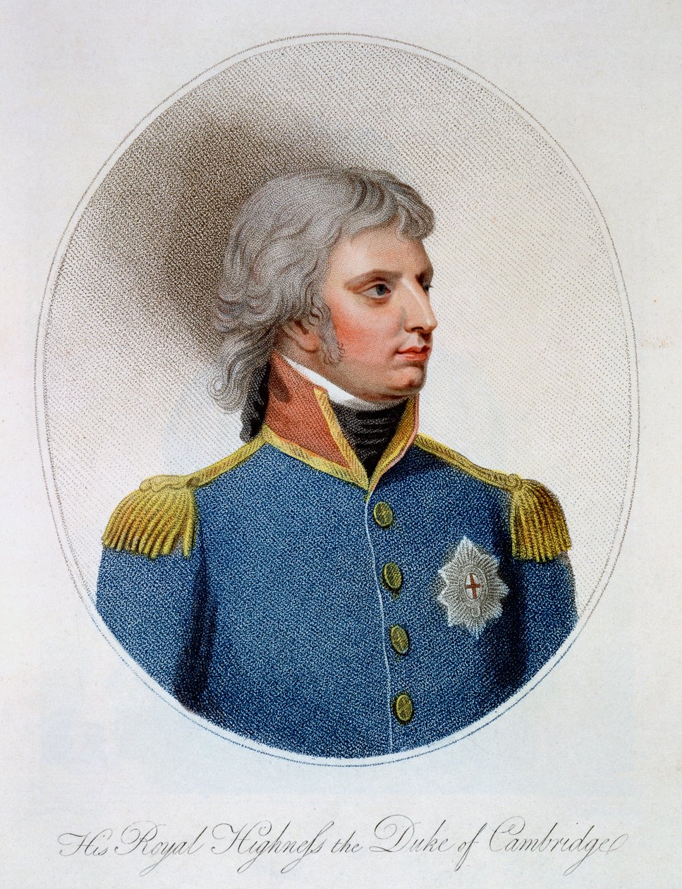HRH, Cambridge hercege, 1806 alkotó: English School