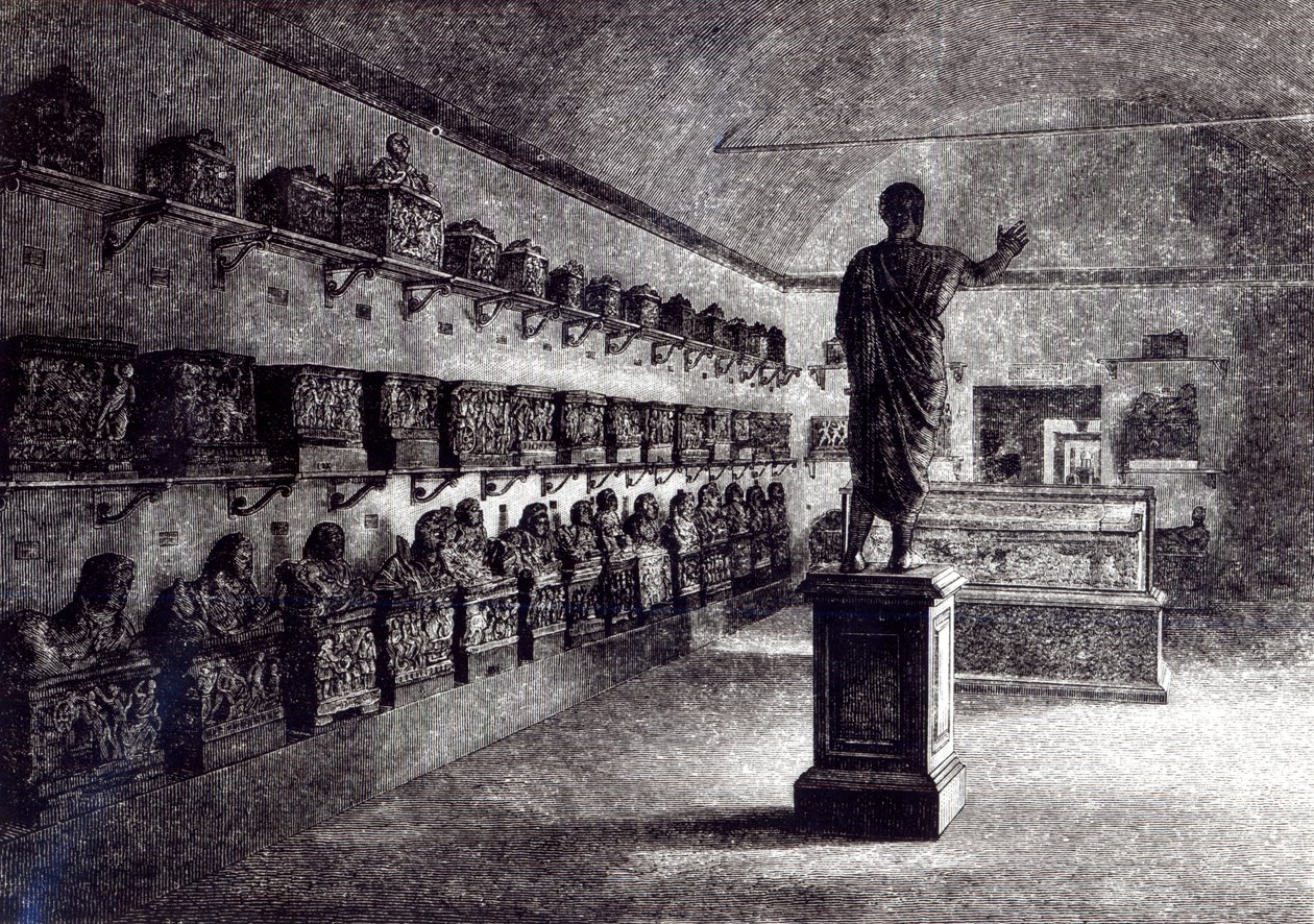 Az Arringatore terme, Etruszk Múzeum, Firenze alkotó: English School