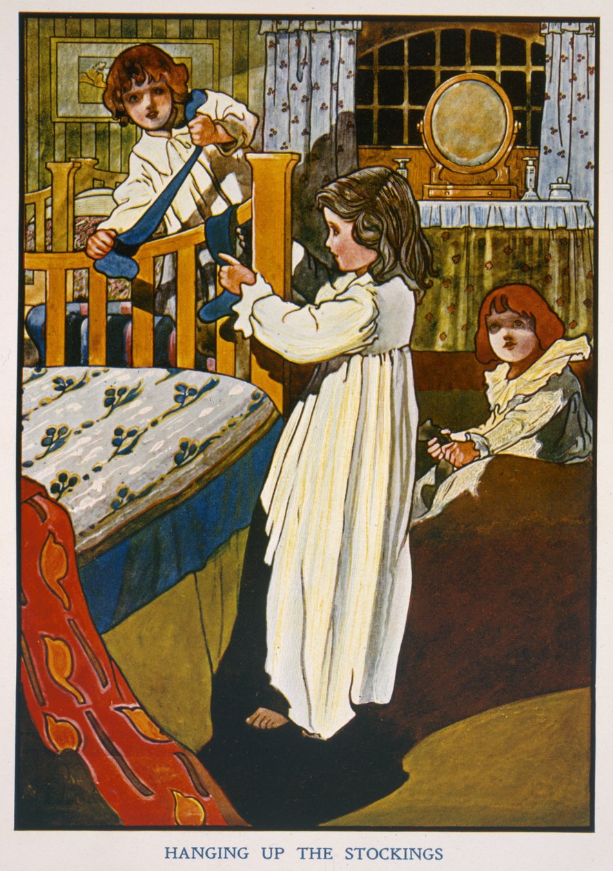 A harisnya felakasztása alkotó: English School