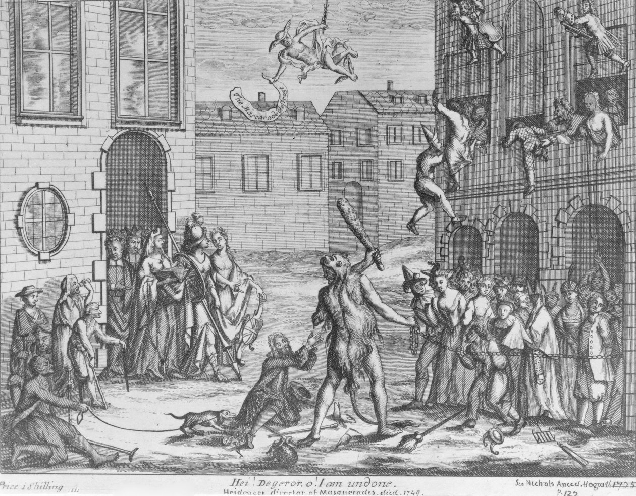 Szia! Degeror O! visszavontam! 1724 körül alkotó: English School