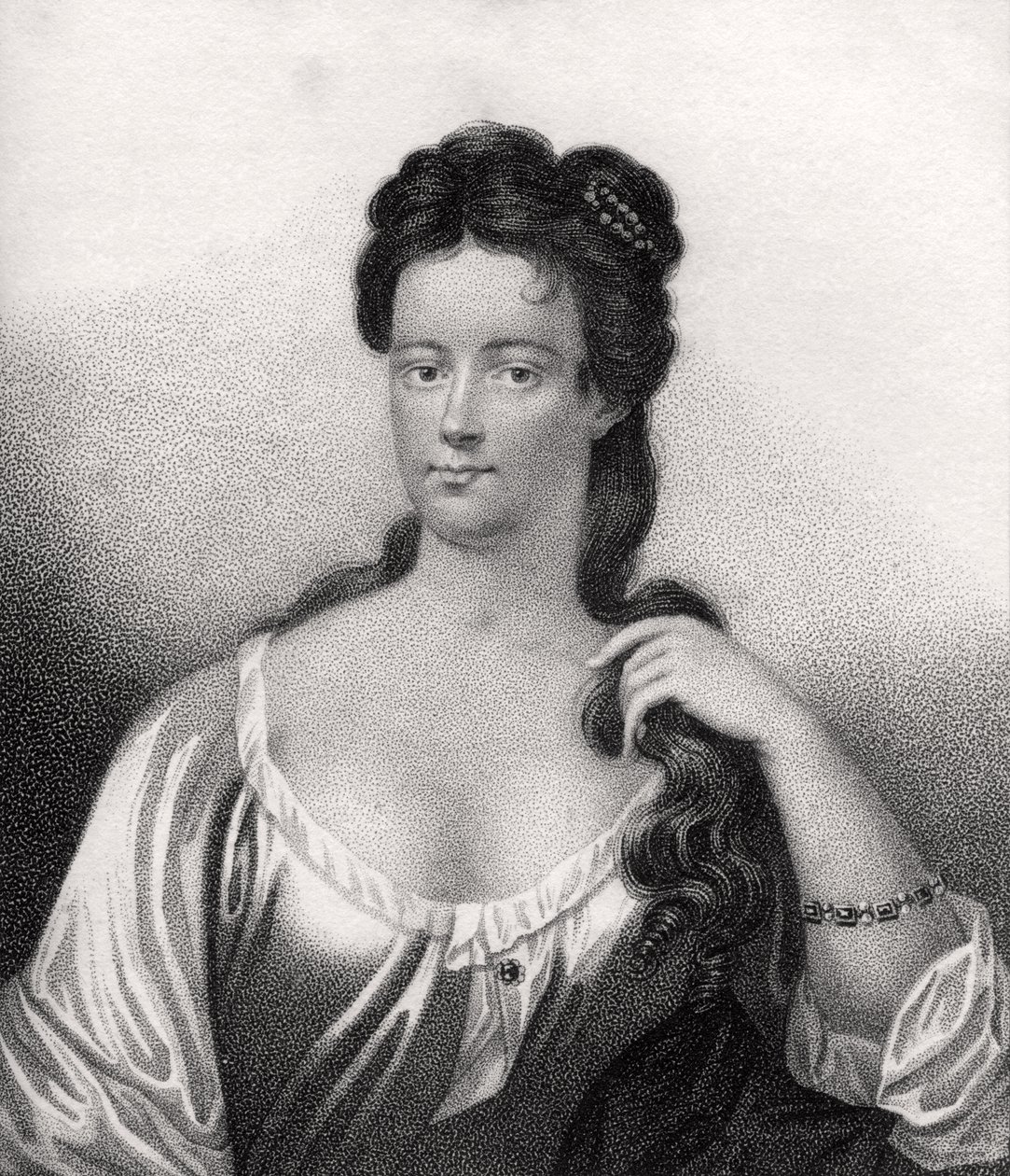 Henrietta Knight, Bocquet metszete, illusztráció a „Királyi és nemes szerzők katalógusának V. kötetéből”, 1806-ban megjelent alkotó: English School