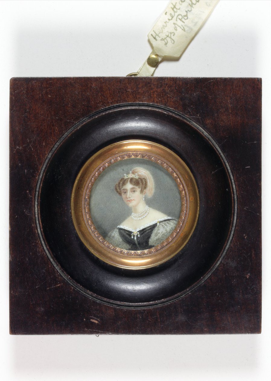 Henrietta Scott, Titchfield márciusi asszonya, később Portland hercegnője (zománc) alkotó: English School