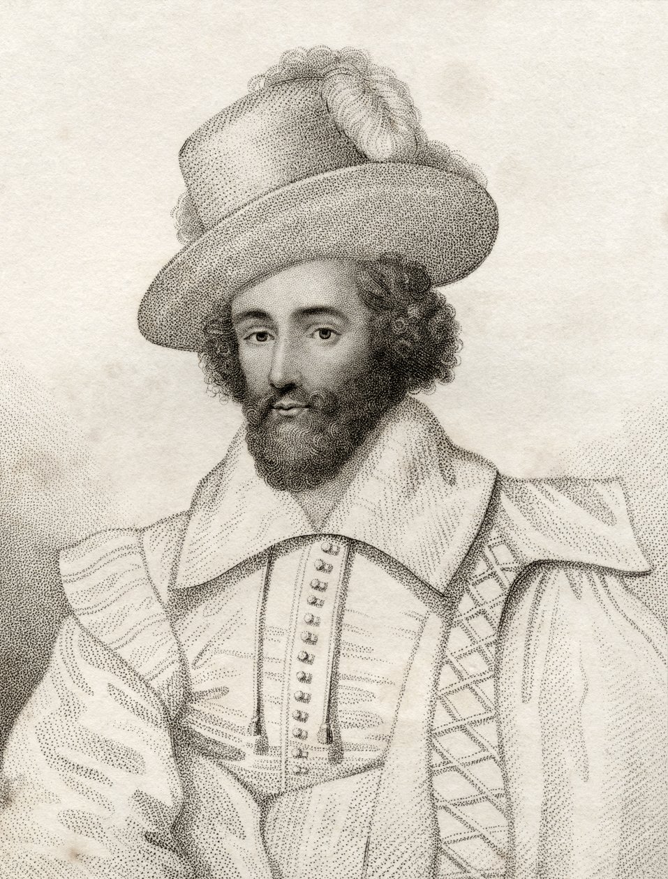 Henry Carey, illusztráció a „Királyi és nemes szerzők katalógusából, V. kötet”, 1806-ban megjelent alkotó: English School