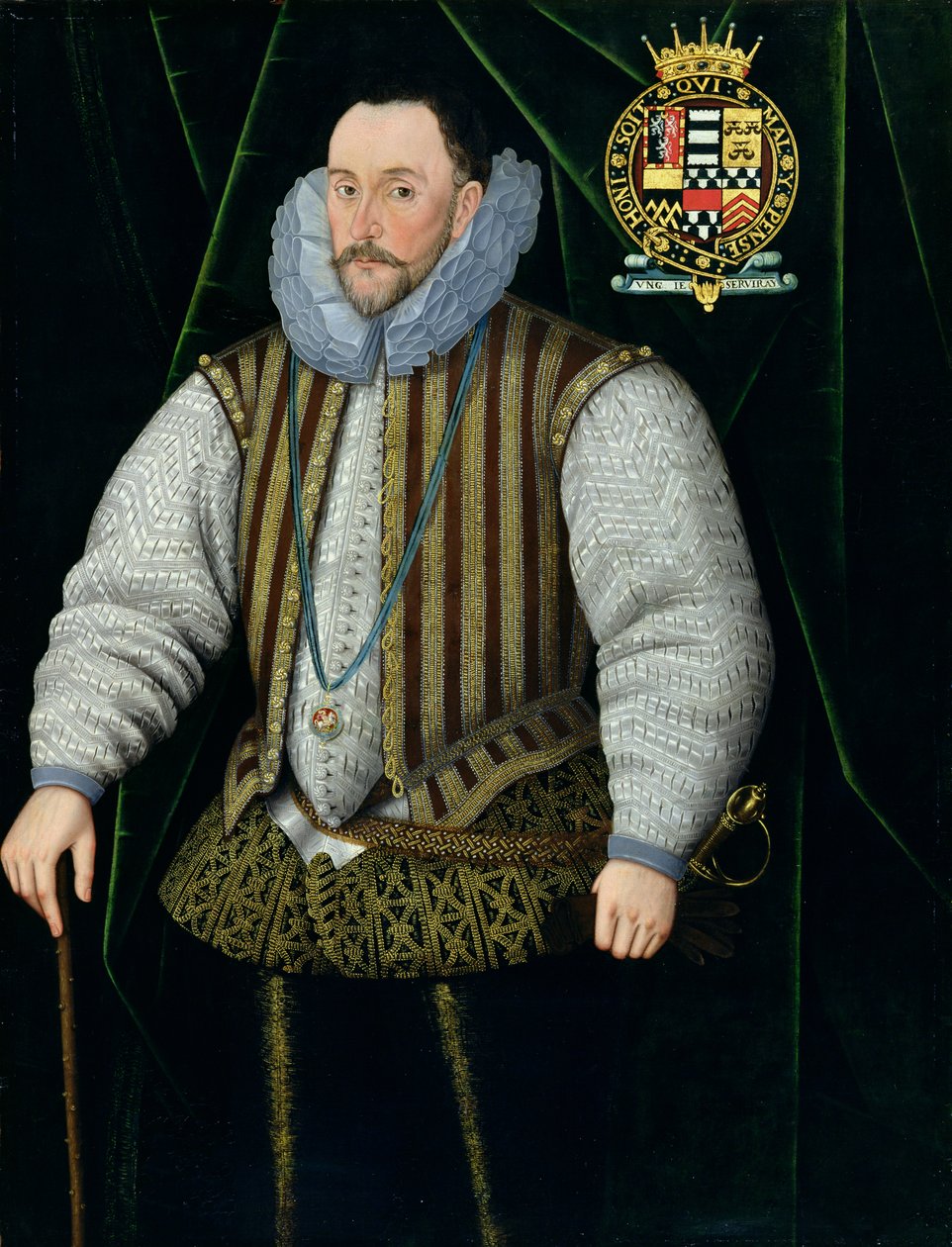 Henry Herbert (1531-1604 körül) Pembroke 2. grófja, 1590 körül (olaj, vászon) alkotó: English School