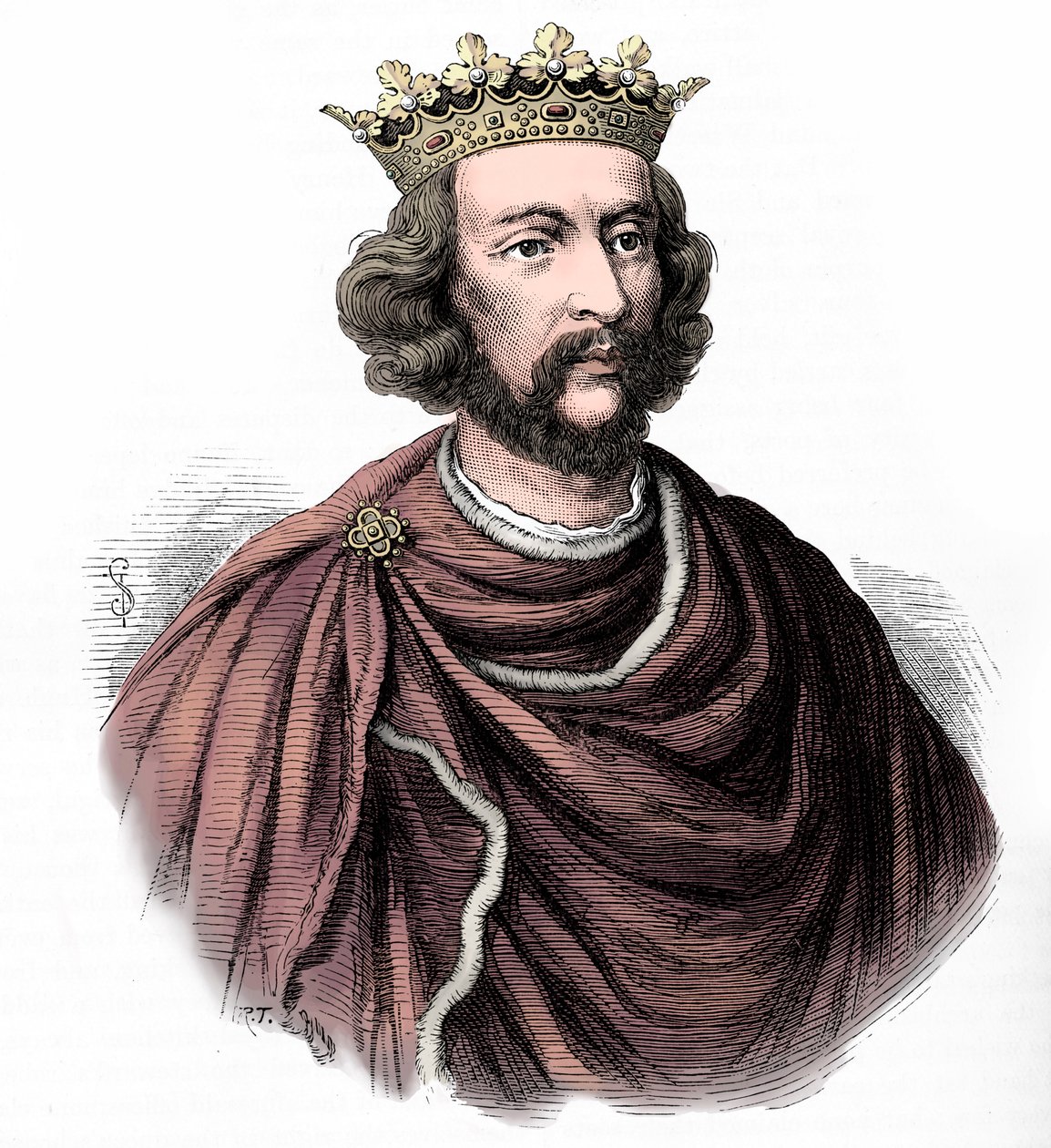 III. Henrik, illusztráció a "Cassell