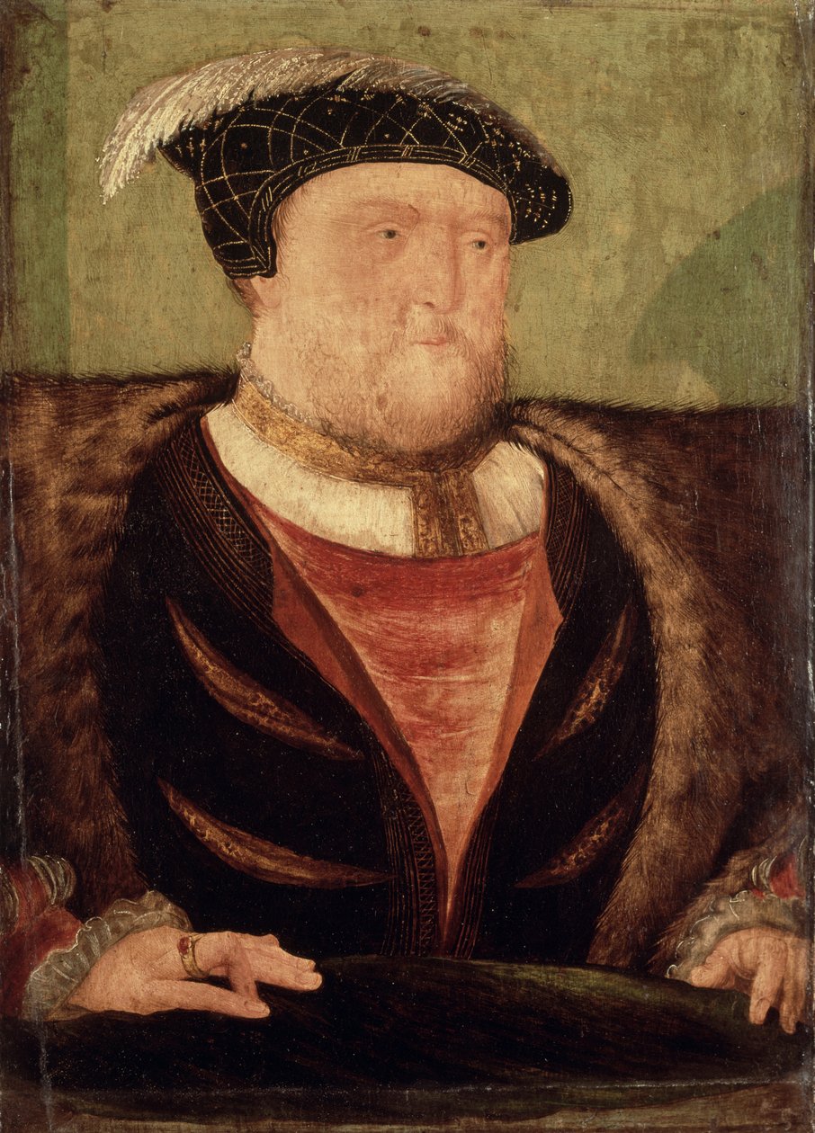 Henrik VIII (1491-1547) (olaj, tábla) alkotó: English School