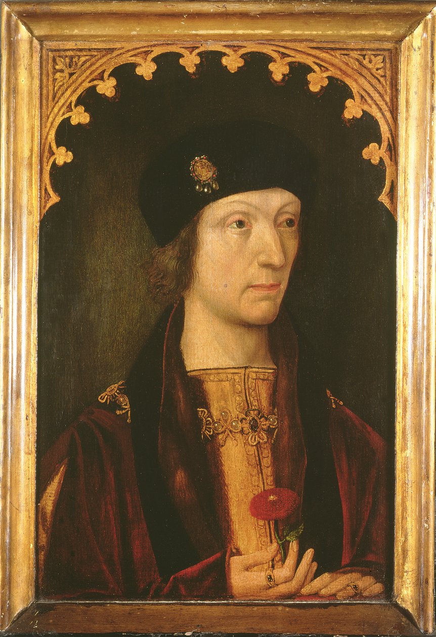 Henrik VII (olaj a panelen) alkotó: English School