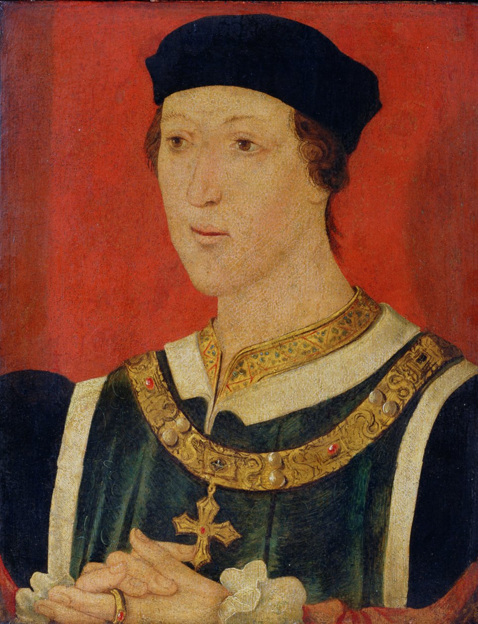 VI. Henrik (1421-71) 1535 körül (olaj, panel) alkotó: English School