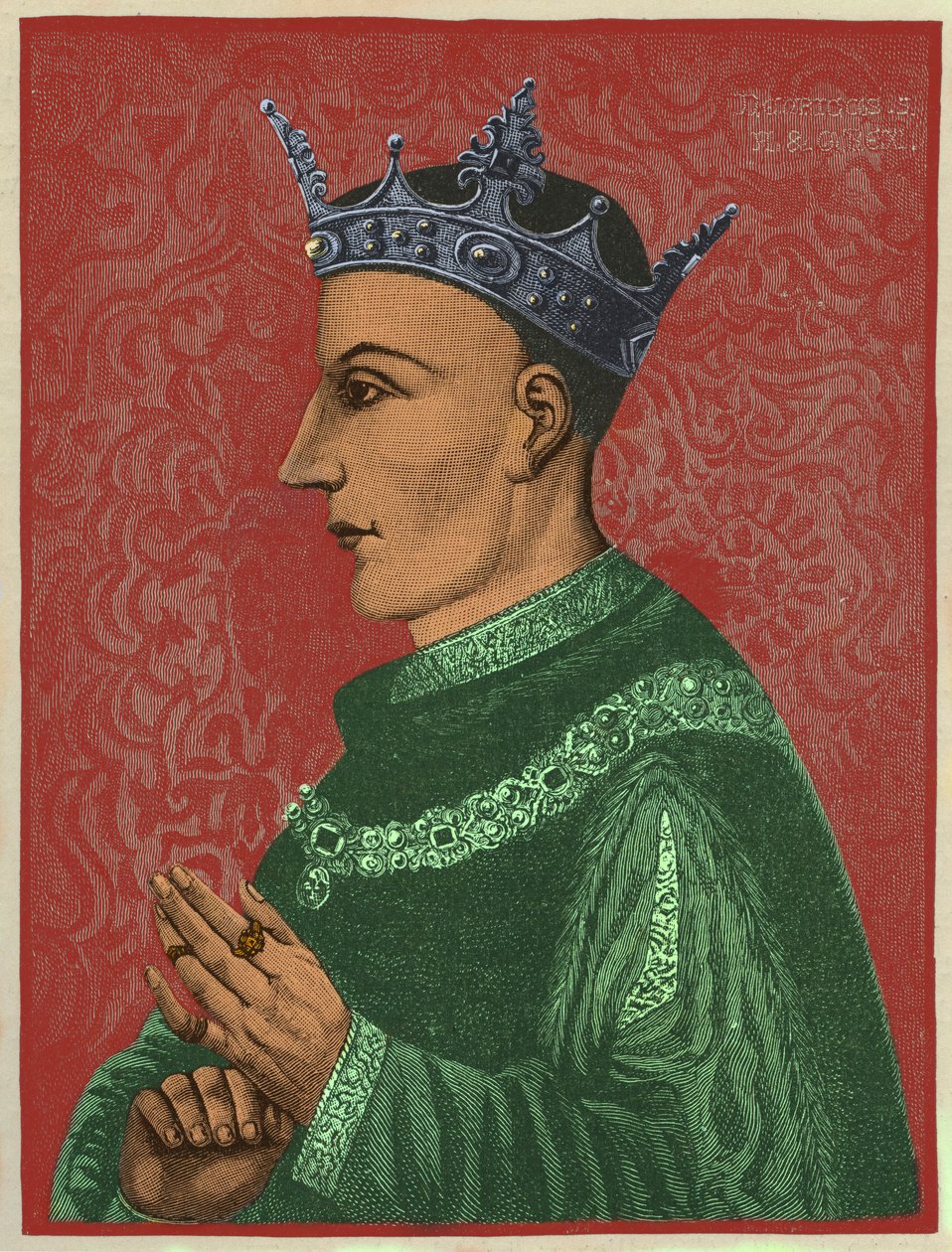 V. Henrik, Anglia királya, illusztráció az 