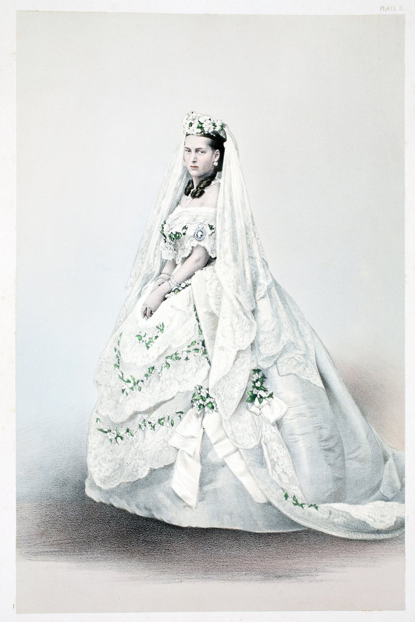 Ő Királyi Fensége Alexandra Caroline dán hercegnő, VII. Edward és Dán Alexandra házasságának emlékműve, pub. 1864 alkotó: English School
