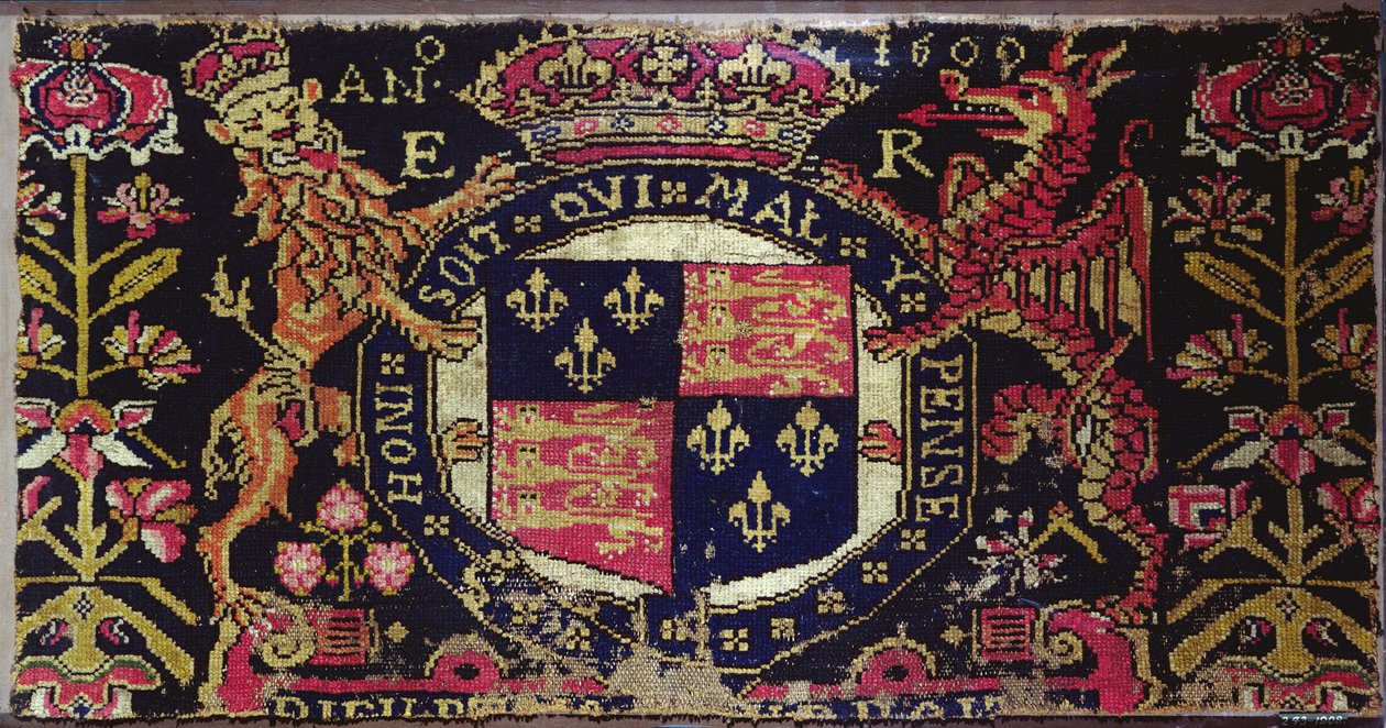 Heraldikai panelszőnyeg, 1600 (textil) alkotó: English School