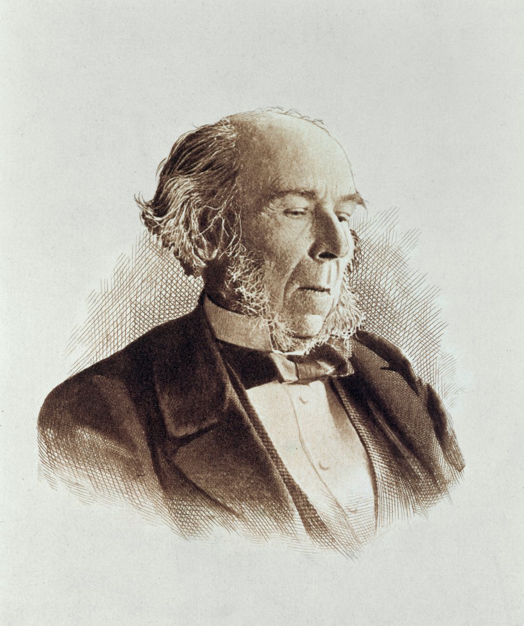 Herbert Spencer (1820-1903) (nyomtatás) alkotó: English School