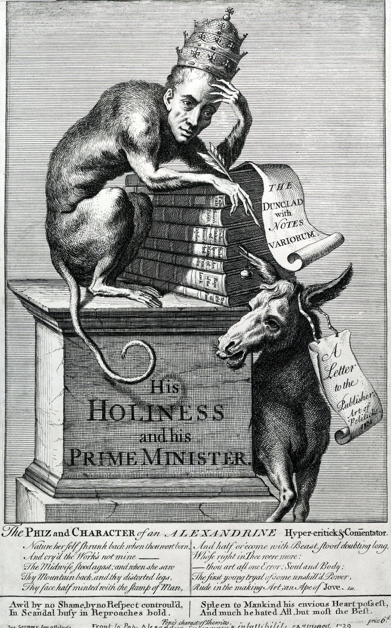 Őszentsége és miniszterelnöke, 1729 alkotó: English School