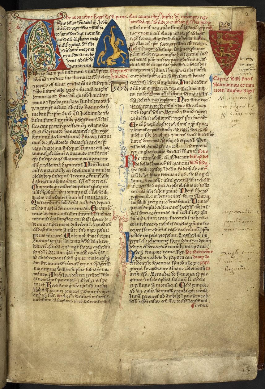 Az angolok története. Matthew Paris. Anglia (St Albans) alkotó: English School