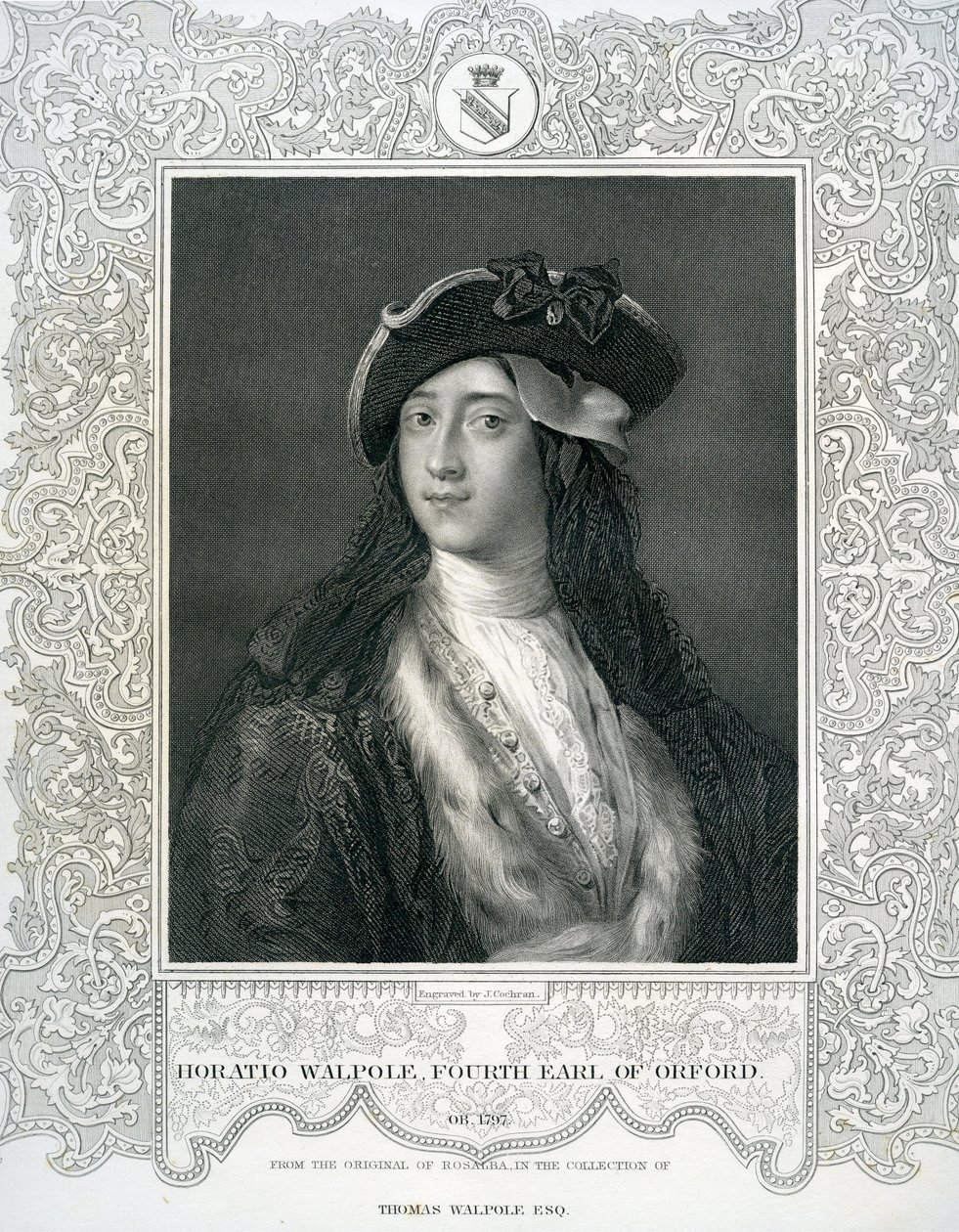 Horatio Walpole, Orford negyedik grófja (1717-97) alkotó: English School