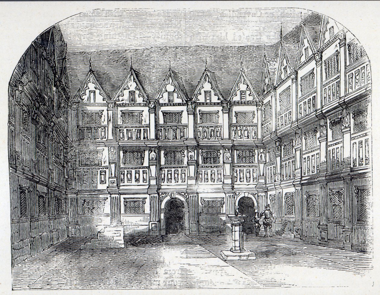 Sir Thomas Gresham háza a londoni Bishopsgate Street-ben alkotó: English School