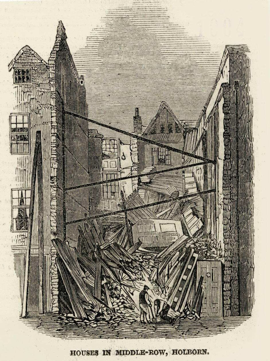 Házak Holborn középső sorban alkotó: English School