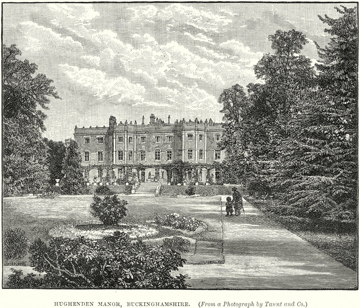 Hughenden Manor, Buckinghamshire (metszet) alkotó: English School