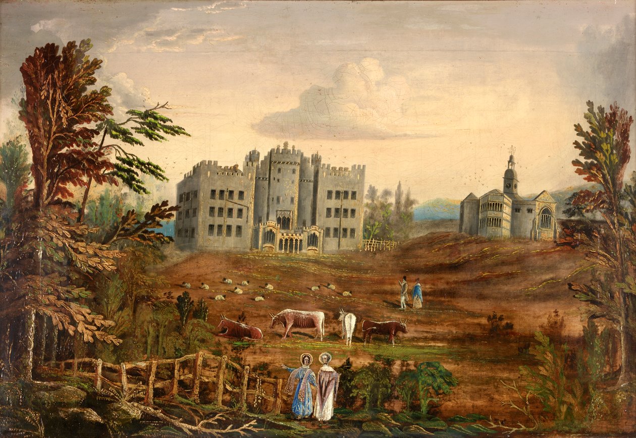 Hylton kastély, Sunderland 1830 körül alkotó: English School
