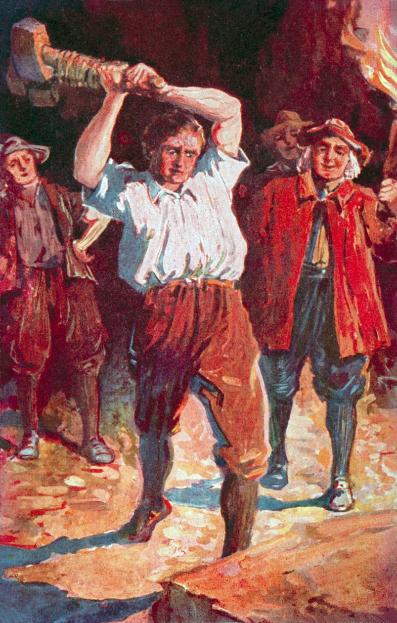"Elhoztam a nehézkes kezdést" (színes litográfia) alkotó: English School