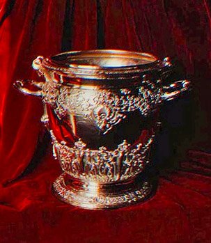 Rollo által készített jégtartó Bristol 1. grófjának címerével, 1715-20 (ezüst) alkotó: English School
