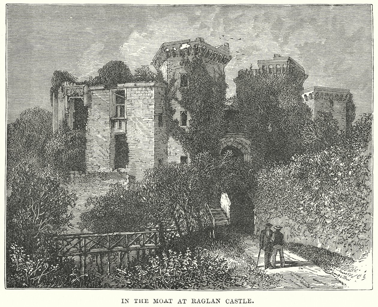 A Raglani várárokban (metszet) alkotó: English School
